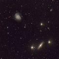 NGC4526、NGC4535　おとめ座の銀河