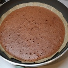 フライパンでしっとりふわふわ♪クリスマスブッシュドノエル♪