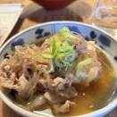 産直市場で買った食材で　肉どうふ