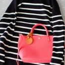 【GU値下げ購入品】ミラノリブパネルボーダーセーター