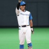 【日本ハム】四回、二塁打を放った今川優馬選手
