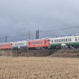 『【JR東】タイ向け譲渡第3弾!!キハ40・48(秋田車)5両が藤寄へ甲種輸送(3月20日)』の画像