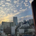 東京の朝の空