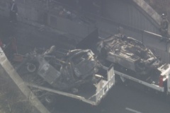 新名神トンネル6人死亡事故は大型トラックが渋滞列に突っ込んだため　大型トラック運転手の女を逮捕