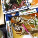 黒むつ煮付と鰈煮付定食