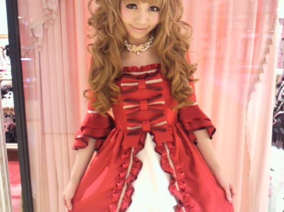 ラスト1点★ベルサイユワンピ無地70％OFF★在庫赤40size1点のみになりました！