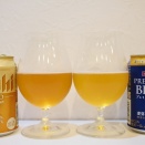 アサヒゴールドとトップバリュのプレミアム生ビールを飲み比べてみました。