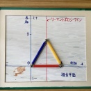 ユークリッド幾何学の正三角形の定義とリーマン予想の実部１／２の直線上の非自明な零点の謎解明！