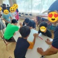 夏休みの預かり保育の様子！段ボールアートにロボットに、新聞紙のバッグに・・・
