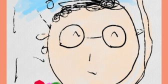 本当に些細なことで恐縮だが自慢させてくれ。父の日に息子が作った私の似顔絵が…