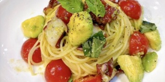 【ななし】みあち「私と結婚したら昼にタコとアボカドのジェノベーゼ食べられるのにな…」