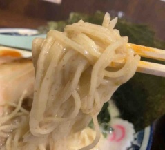 麺が変わったんだね　麺屋 武士道 船橋店