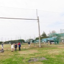 3月23日大正大学埼玉校舎野球場試合前です