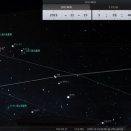 鏡の星空（2025/12/15　明け方のISSパス）