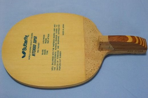 卓球　ラケット　バタフライ　日中号スーパー 切り返しやすい 「バタフライ 日中号スーパー」