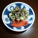 明太ペーストを使った明太ちくわきゅうり🩷
