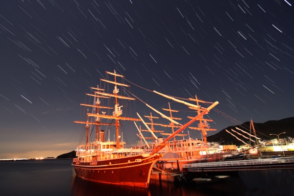 淡路島の星空 淡路島夜景