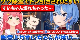 【ホロライブ】みこちの家でケツ除霊を実演したら奇行すぎてドン引きされたすいちゃん
