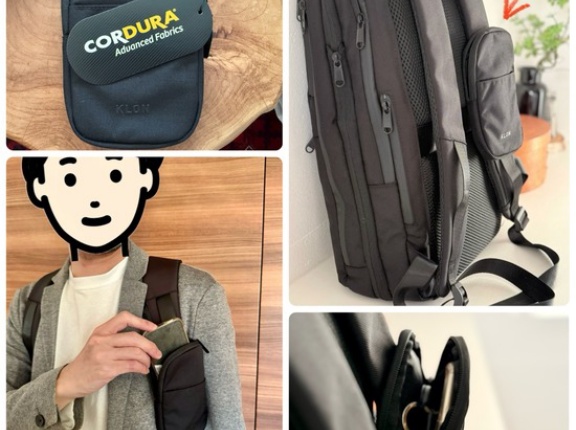 【PR】リュックに後付け♪通勤や山歩きに便利なスマホポーチ