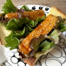 能美市松が岡のアンティークショップカフェ「ホームズマーケット(Home's Market)」ランチに「白峰堅豆腐テリ焼きサンド」とドリンク