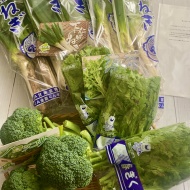 群馬県産春菊で！夫婦で一袋はペロリの春菊サラダ　ハニーマスタードレモン風味【PR】