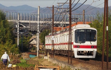 『11月の神鉄三田線です　たのしーずん号も見れました』の画像