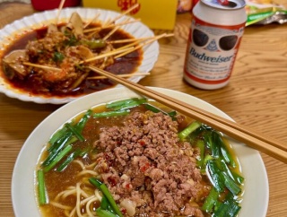 自宅めし　味仙元祖台湾ラーメン