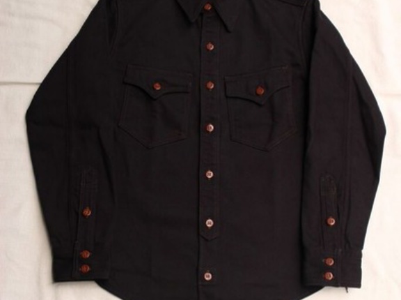 FREEWHEELERS / U.S. NAVY UTILITY SHIRT (DARK NAVY)