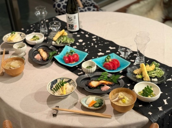 たけのこご飯と銀だら西京漬の夜ごはん