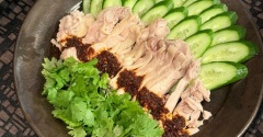 よだれ鶏とか、中華の夜ごはん