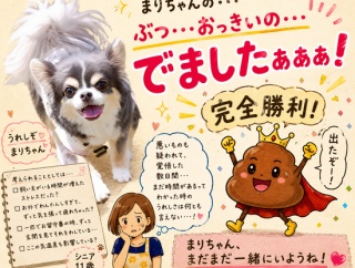 「老衰以外は認めない」まりちゃんとの時間をもうかった気分です