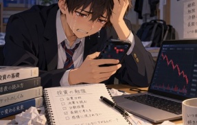 【画像】高校生投資家ガチ泣き「たった4ヶ月半で資産の80%を失いました……人生終了です」