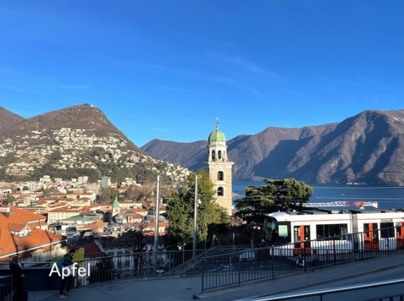 太陽の光が降り注ぐスイス南部へ🇨🇭（初春のルガーノ1）