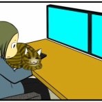 メンコスケダモノ (猫3匹とゲーマーのもふもふ生活漫画絵日記)