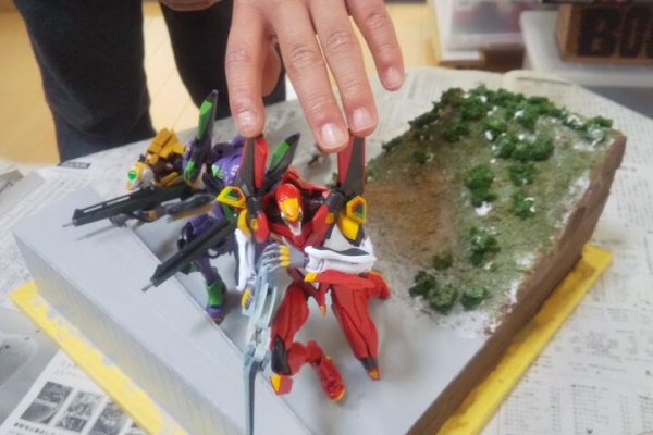 クローゼットの中のおもちゃ箱 ジオラマ