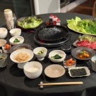 WBC日本vs韓国戦を観ながら、焼肉の夜ごはん