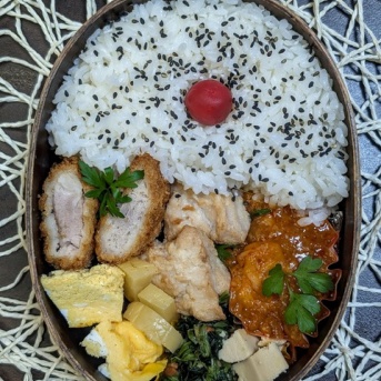 梅雨に入ったかと錯覚中～夫のお弁当290