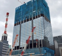 高さ232.52m「内幸町一丁目街区南地区」の建設状況！大規模再開発街区「日比谷クロスパーク」内の駅直結オフィスビル（2026.7.4）
