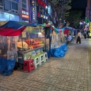 釜山❼人気の屋台で2次会を！SEOULより人の温かさを感じた夜、そしてどうやら行きのタクシーは