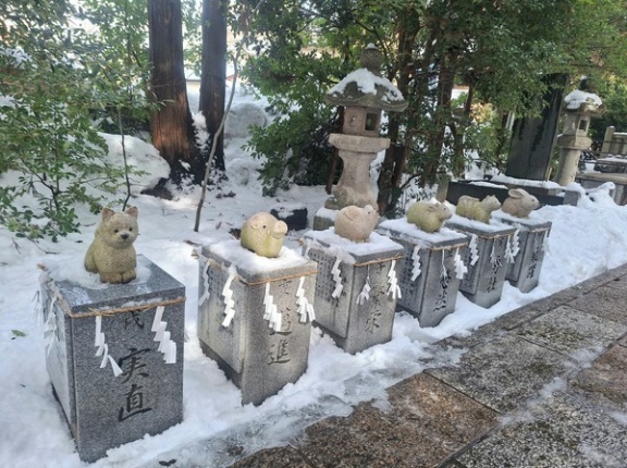 話題の可愛すぎる神社？！12年かけてついに完成！『日枝神社』の『干支石像』が今年で十二支そろった。