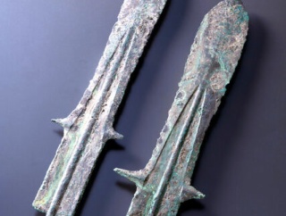 不明の銅剣を発見、購入　松山市の有形文化財