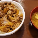 すき家長井店 牛丼並盛ランチコンボ 250805