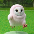 レビュー クオリア カプセルトイ 走るメンフクロウの赤ちゃん スタンドフィギュア