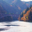 只見線　第1橋梁の晩秋