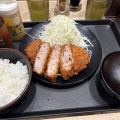 超厚切りリブロースかつ@松のや／松屋フーズ株主優待券利用