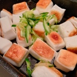 ガリバタきゅうり和え焼きはんぺん