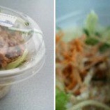 『ローソン「焙煎ごまドレッシング付き照焼チキン&ごぼうのパスタサラダ」』の画像