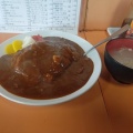 新潟市東区に超激シブな食堂!?レスト飯店 紫竹苑でカレーではなくカツカレーにする為の味わいの絶品のカツカレーライス！