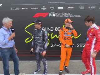 アントネッリ「かなりいい感じだ！ スタートは最悪だったがセーフティカーのおかげで助かった」ピアストリ、ルクレール：2026年F1日本GP決勝トップ3コメント