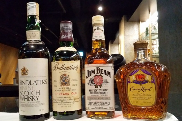 バラ売り可 甘酸っぱく 高級スコッチウィスキー等空瓶4本